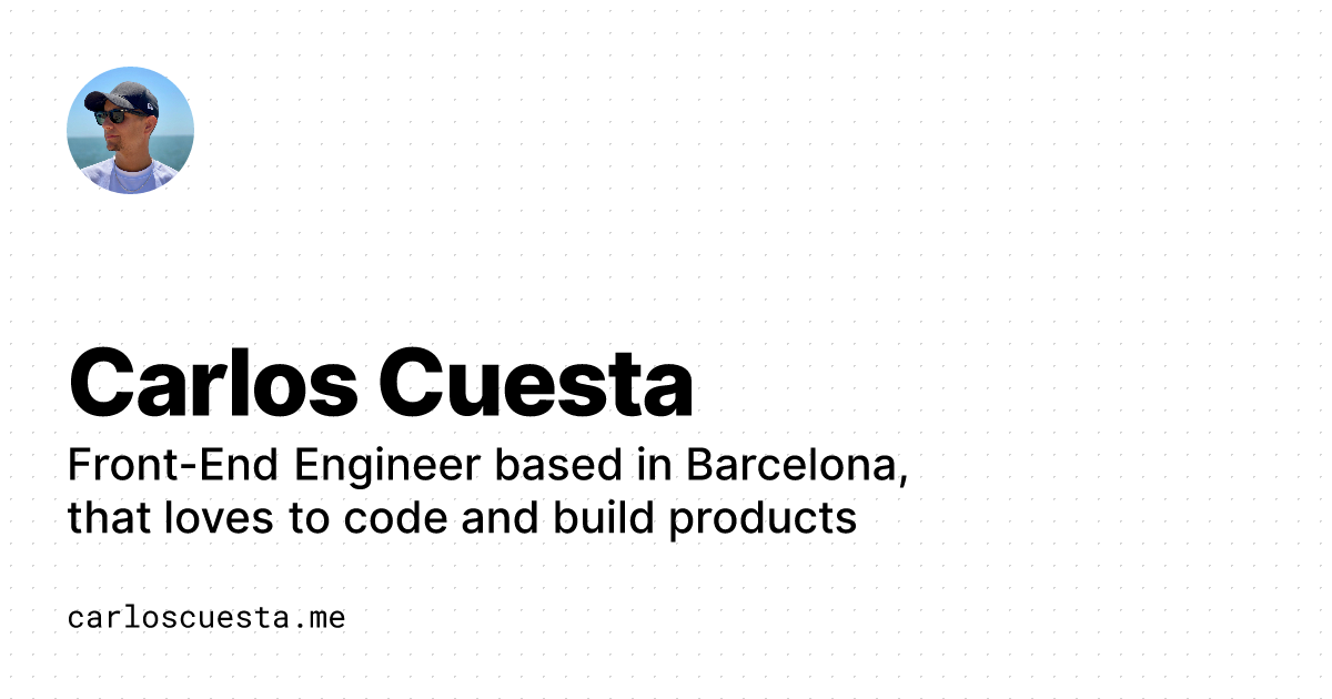 Carlos Cuesta - Website